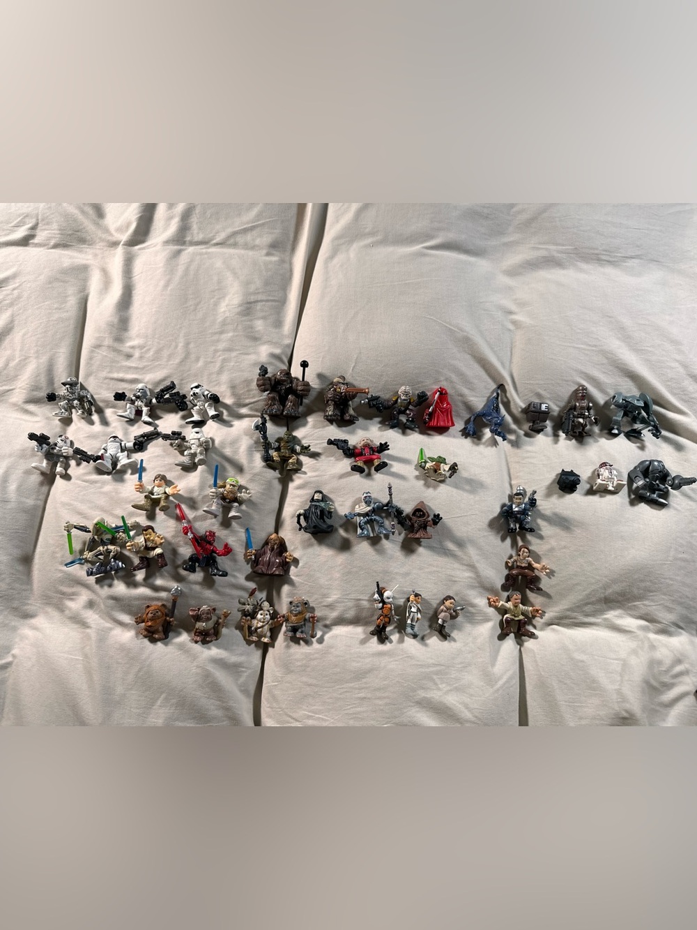 Star Wars Galactic Heroes Mixed Lot 35+ Pieces As Is